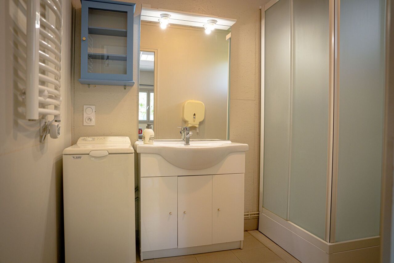 salle de bain chalet haras sainte eugénie